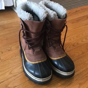 Sorel Caribou Boots, Buff, 8.5